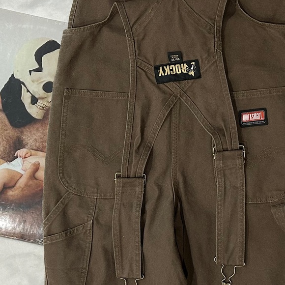 Purina brown overalls **SOLD** - Picture 2 of 4